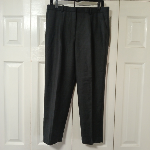Theory Sleek Flannel 2 Wool Trousers - Picture 4 of 9
